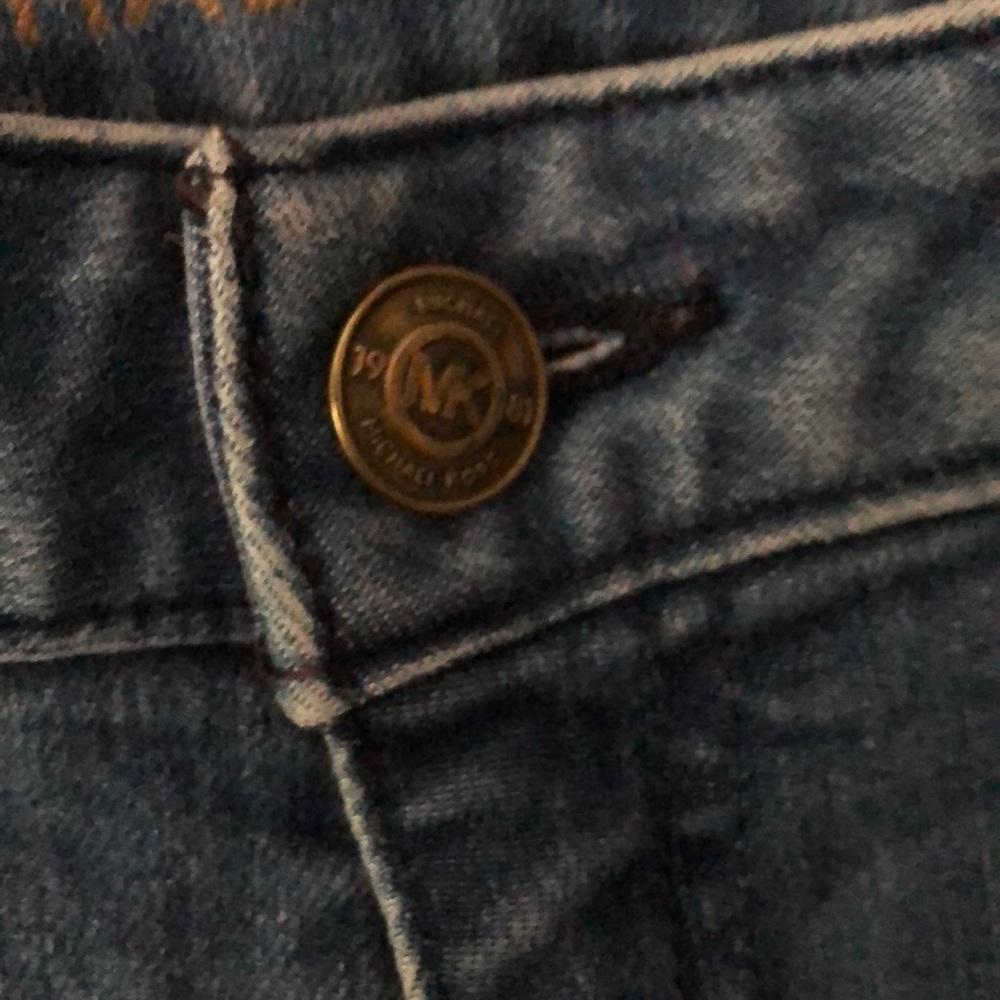 Michael Kors Dillon Relaxed Fit Denim with holes in knees size 12 - Picture 5 of 9